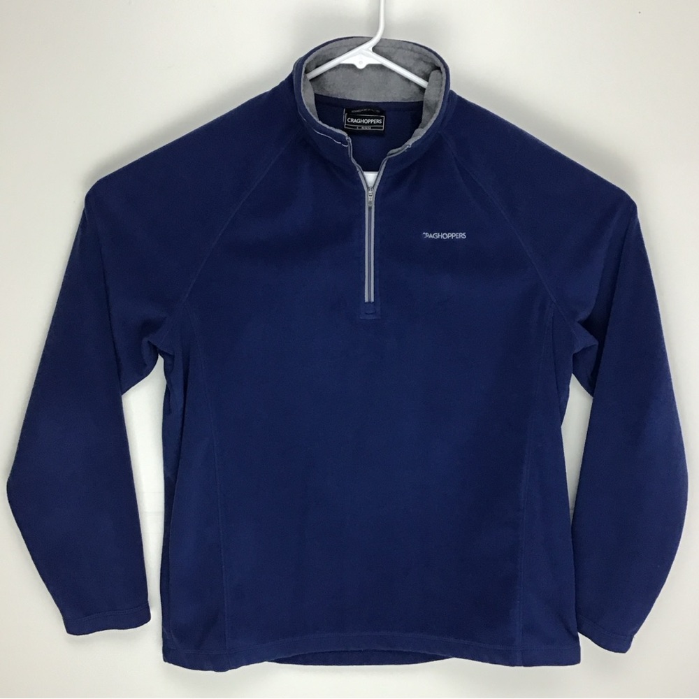 Craghoppers mens long sleeve quarter zip fleece jacket large